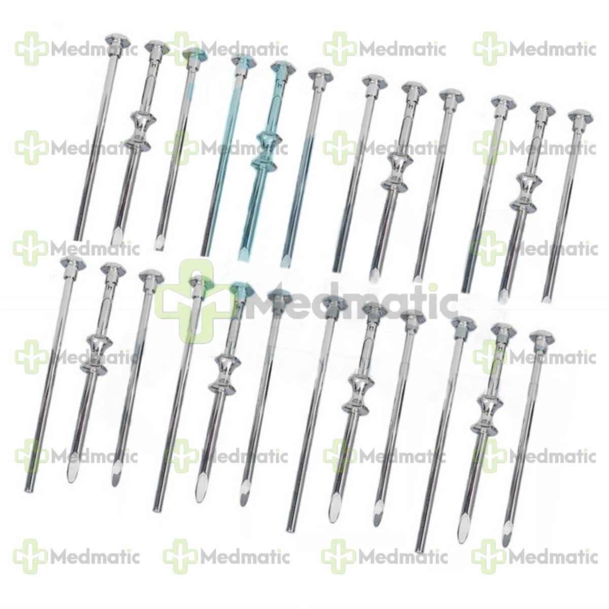 8 Sets HRT Trocar 3.5 mm & 4.5mm Hormone Replacement Pellet Insertion Trocars