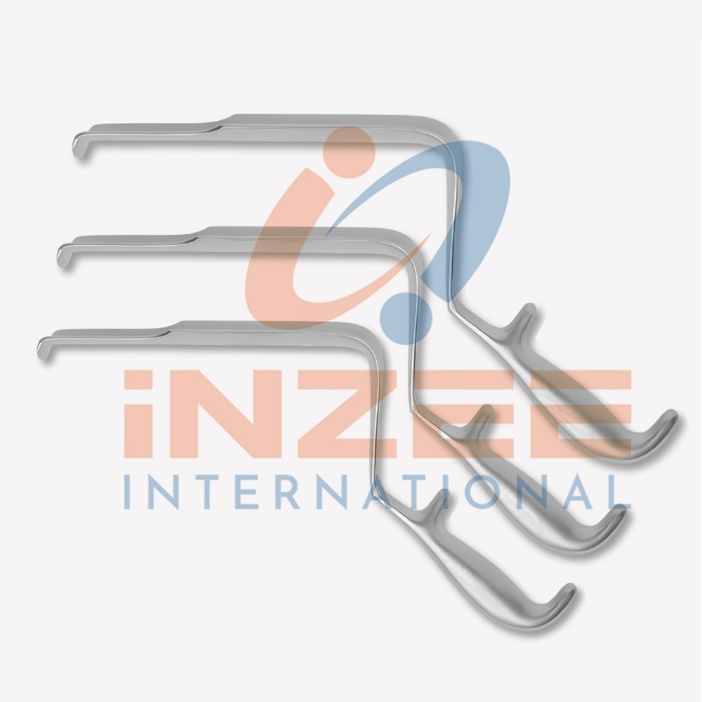 ST Mark Pelvis Retractor Deep Surgery Set OF 3 PSc Surgical Orthopedic instrumet