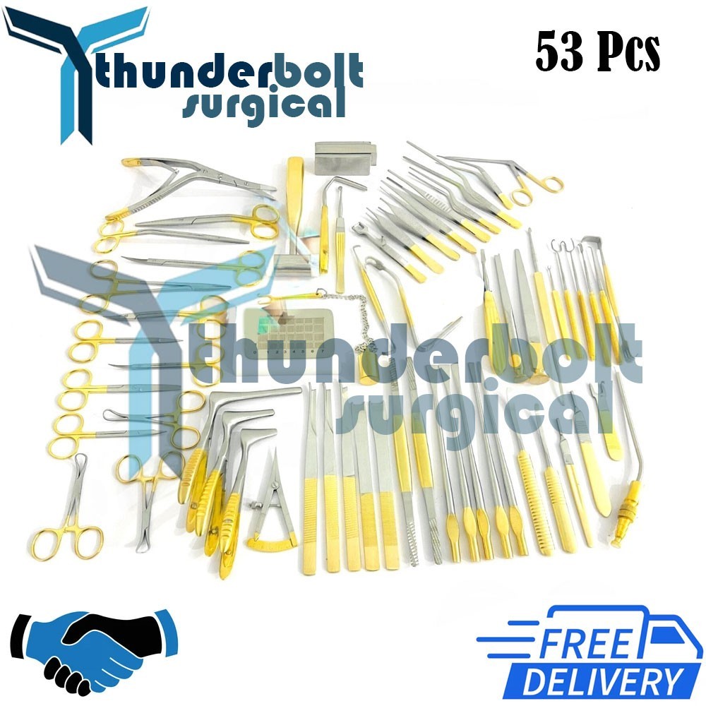 Rhinoplasty Set of 53Pcs Nose Surgery & Plastic Surgery Instruments Tools Kit