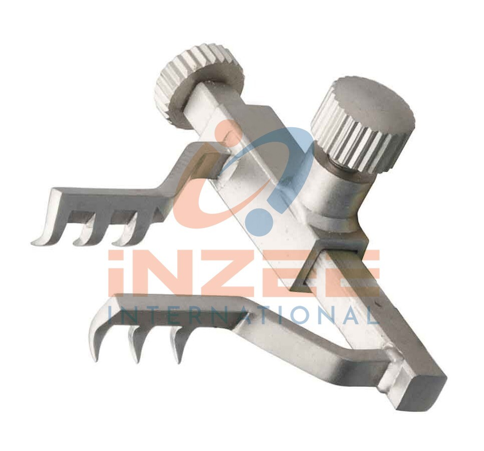 OR Grade Goldstein Retractor 3 x 3 Sharp Prongs Surgical Instruments By Inzee