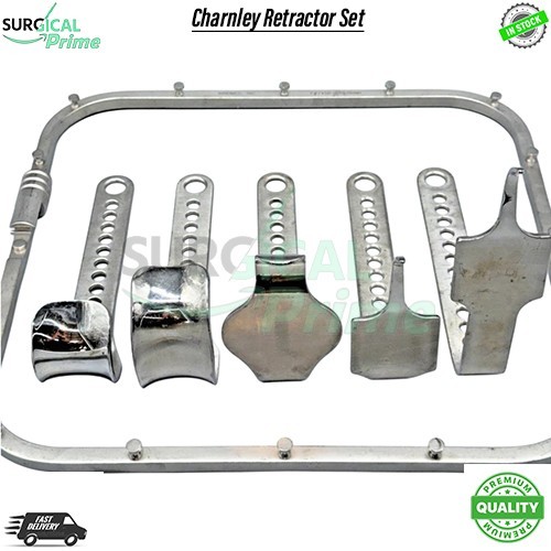 Innomed 7450-01D Charnley Retractor Set Square with 5 Retractor Blades