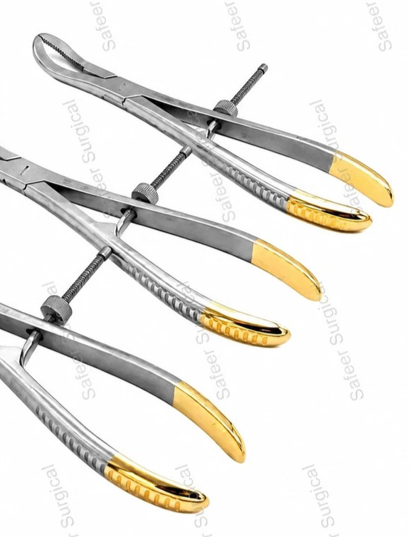 3PCS Bone Holding Reduction Forceps Orthopedic Surgical Instruments Stainless