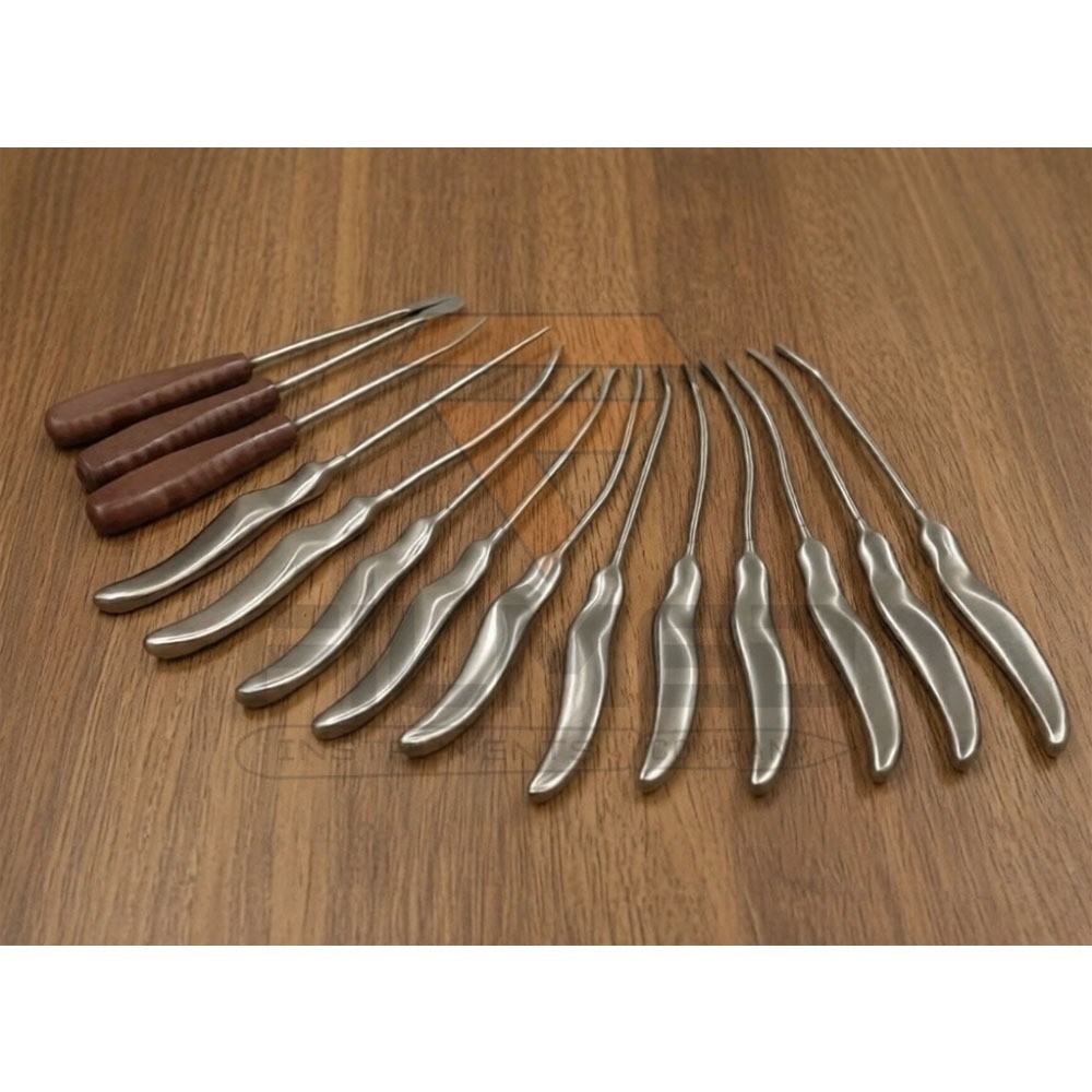 Daniel Endoscopic Forehead Lift Dissectors Facial Plastic Surgery Set Of 14 Pcs