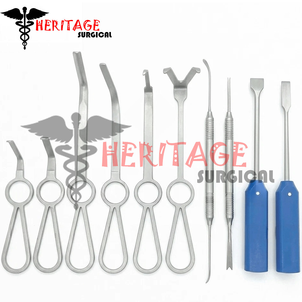 Minimally Invasive Set of 10 Pcs Orthognathic Surgery Instruments