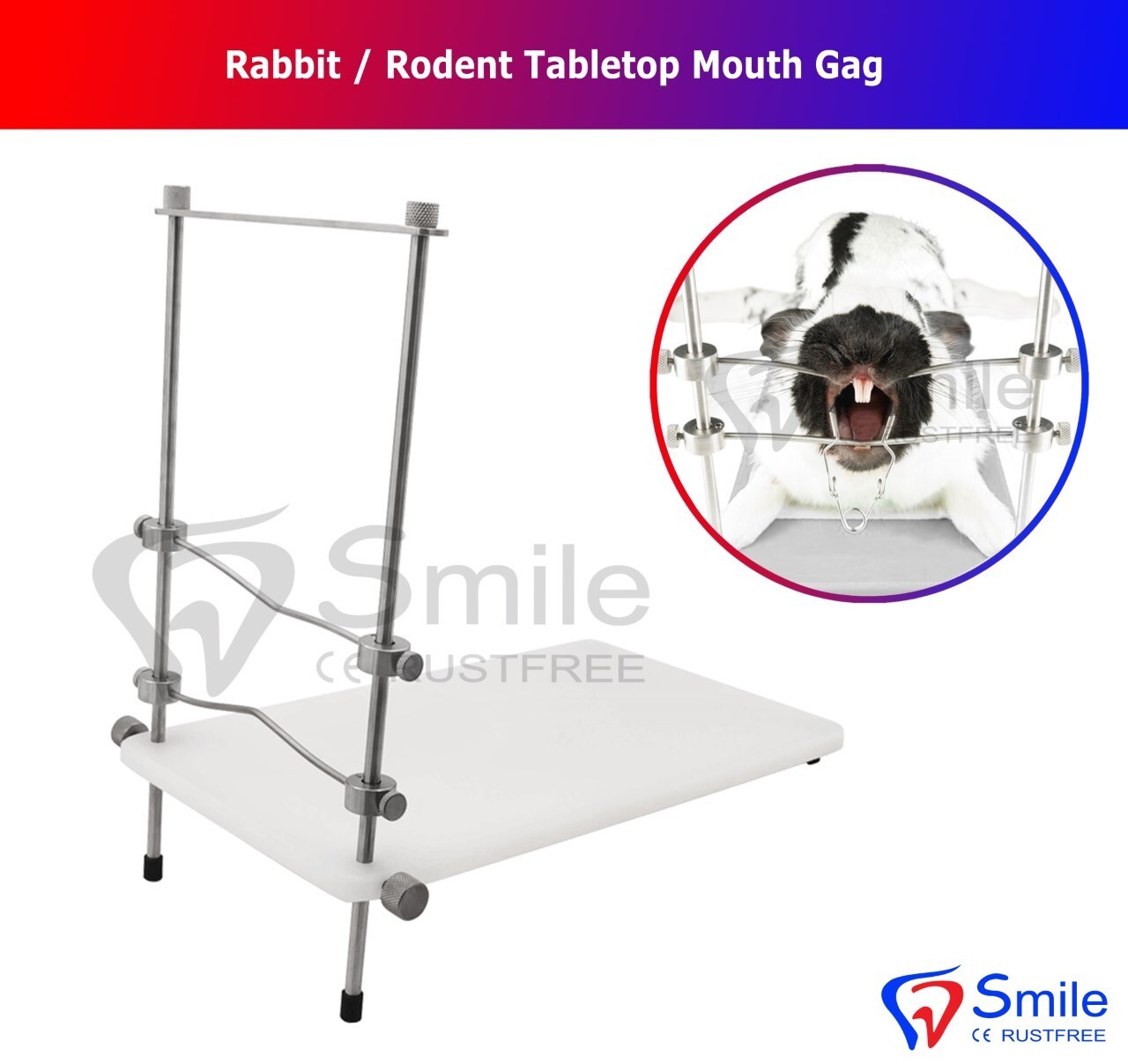 New Table Top Rabbit & Rodent Gag FDA Quality Product SD Instruments