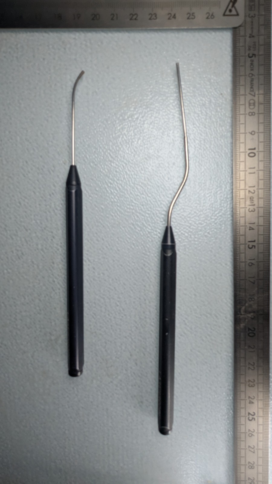 Lot of 2 Laserscope Bayonet Microstat W/ Suction Tube approx 10 cm long tube