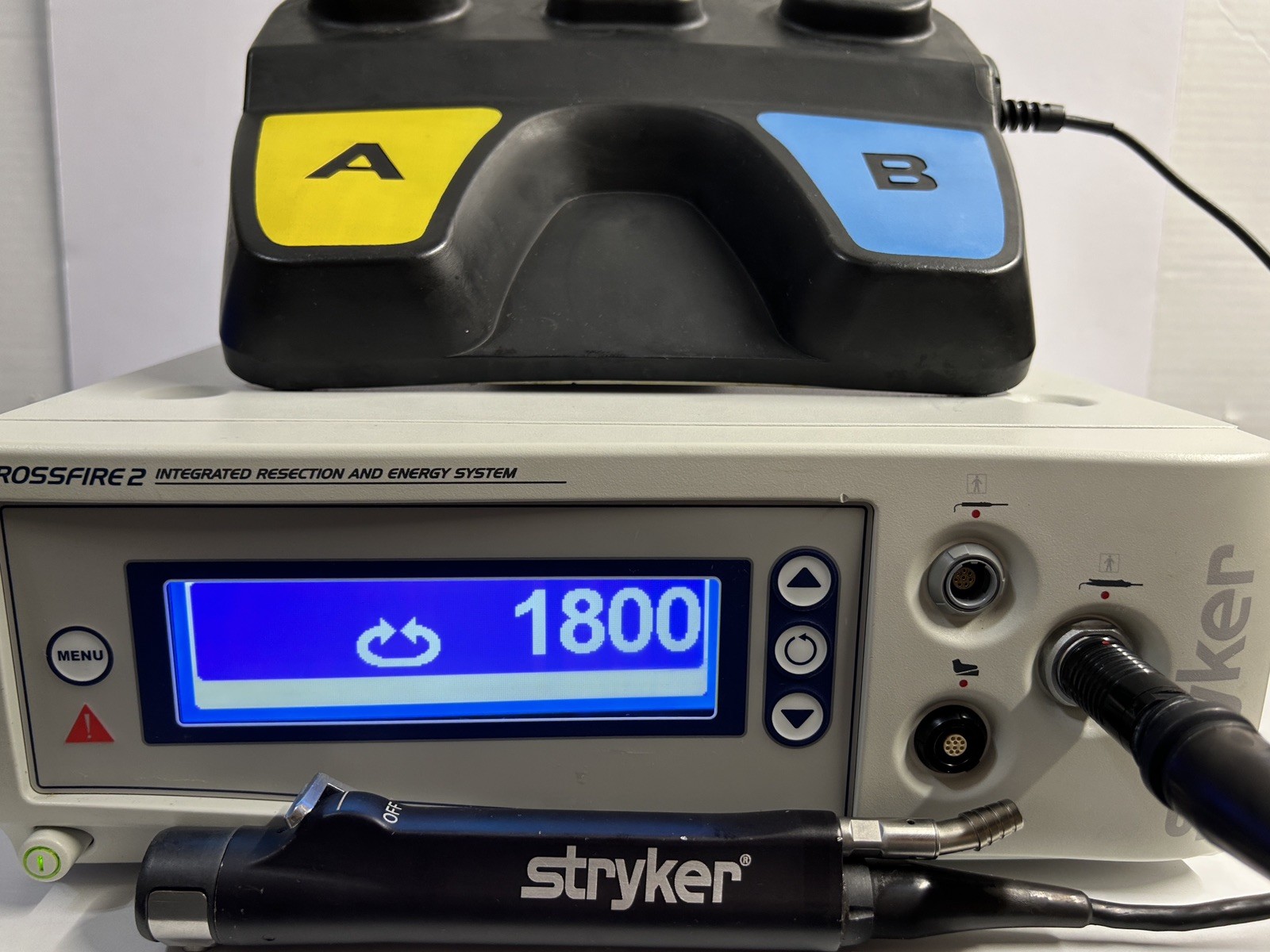 Stryker Shaver Formula Core, Footswitch, CrossFire 2 Resection & Energy System