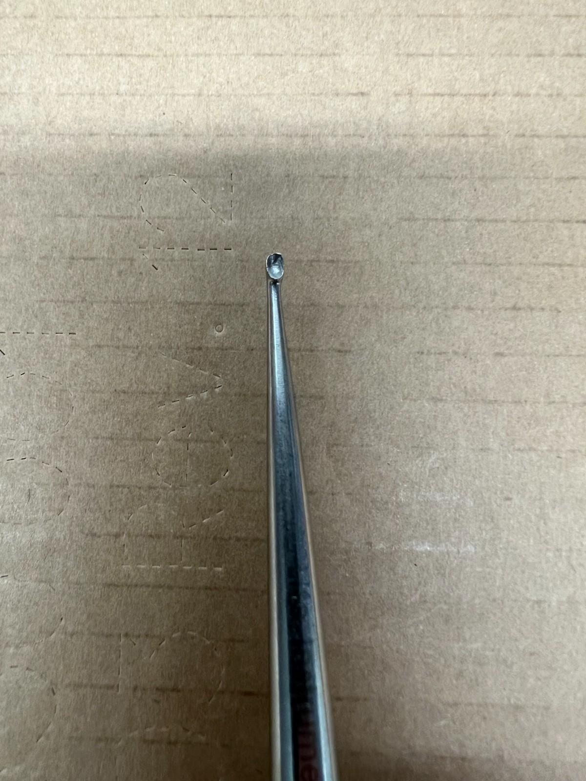 Life Instruments Bone Curette, 811 1180-0, Stainless Steel