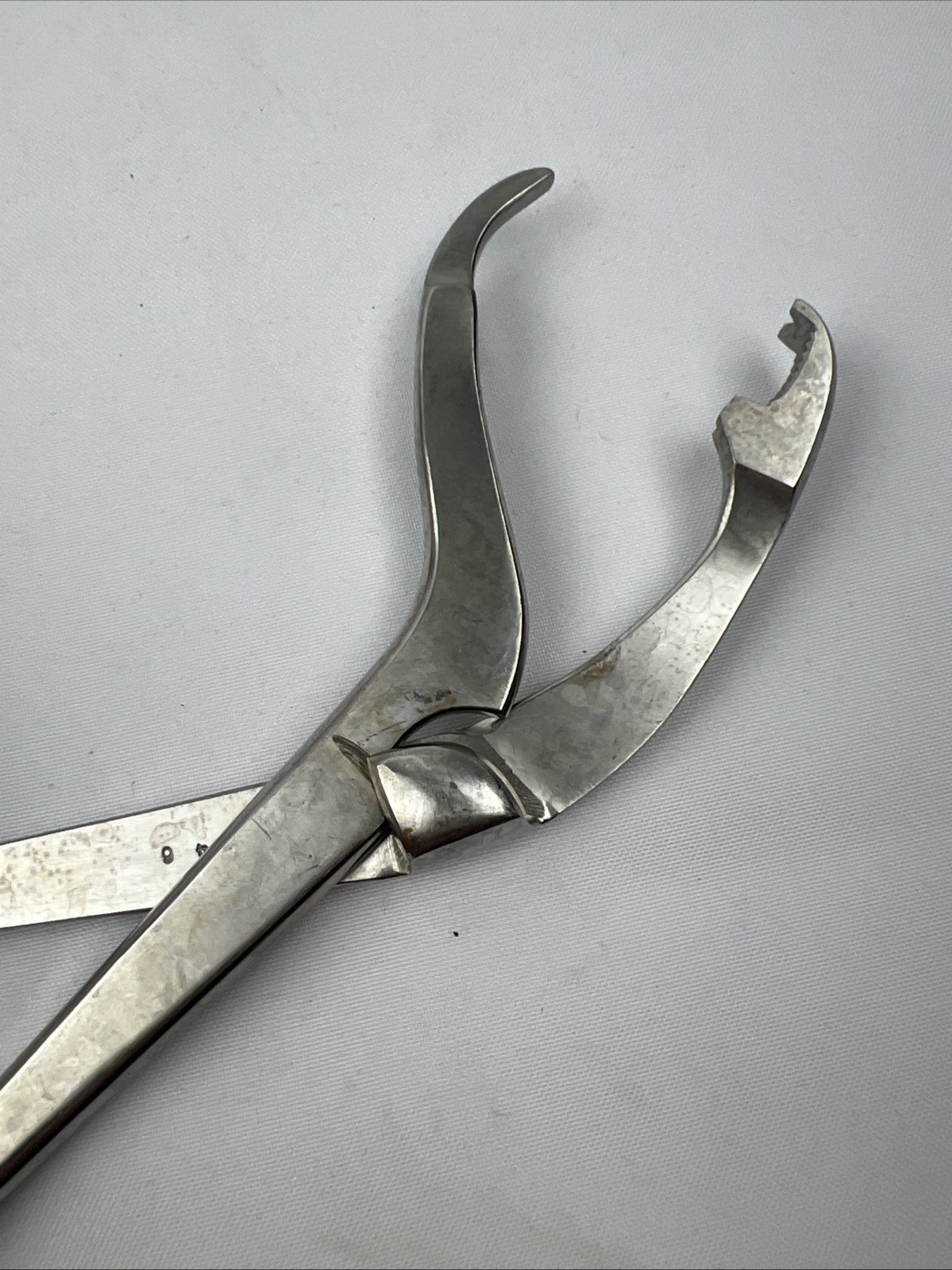 Zimmer 2446-02 Verbrugge Bone Holding Forceps, Ratchet, 10″