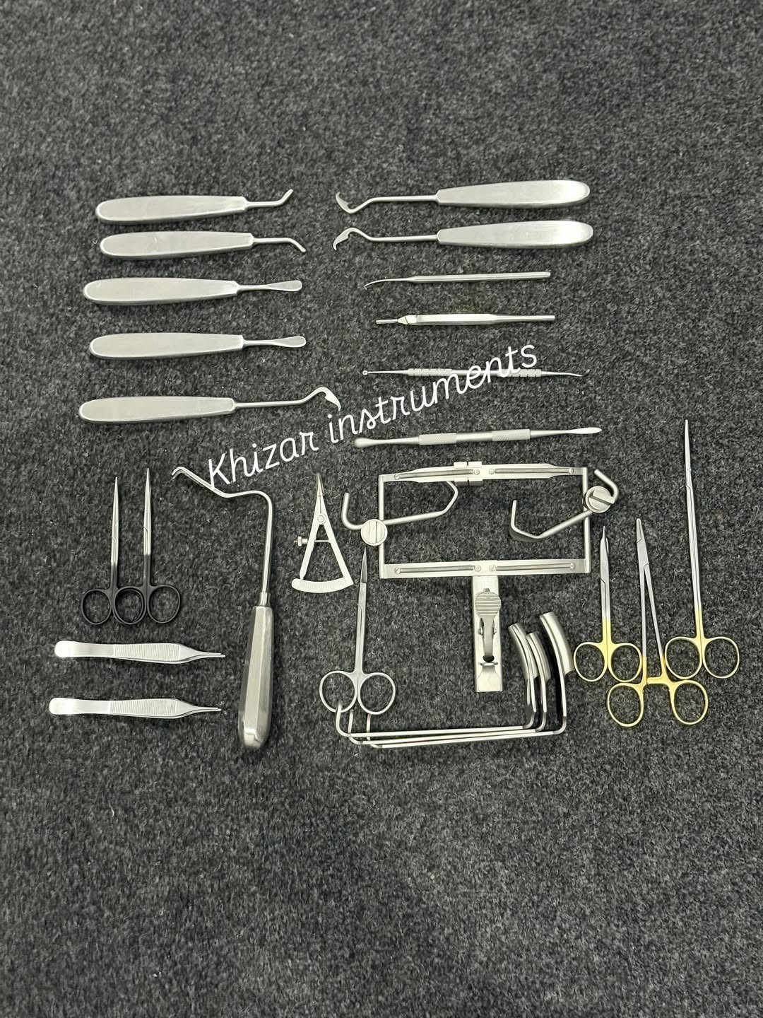 Cleft Lip Palate Set Mouth Gag Complete Set Of 22Pcs Plastic Surgery Instruments