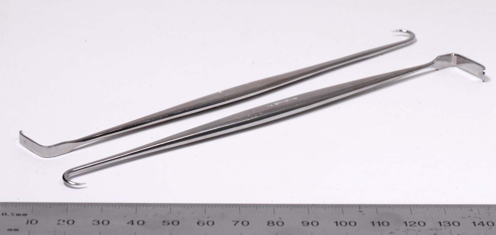 Lot of 2 Sklar Meyerding Skin Hook Retractors 6¼” Double Ended Surgical