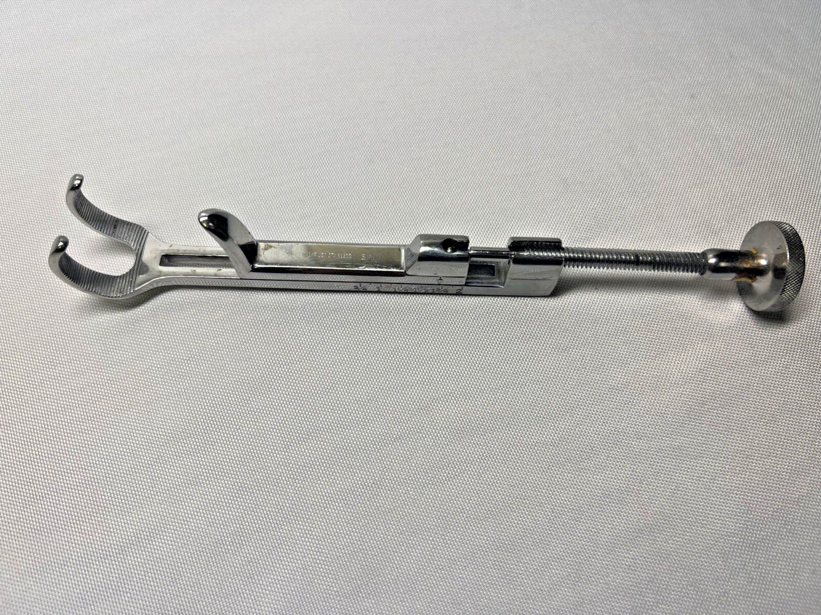 SKLAR S/M Lowman Adjustable Bone Clamp 1 x 2 Prong Jaw