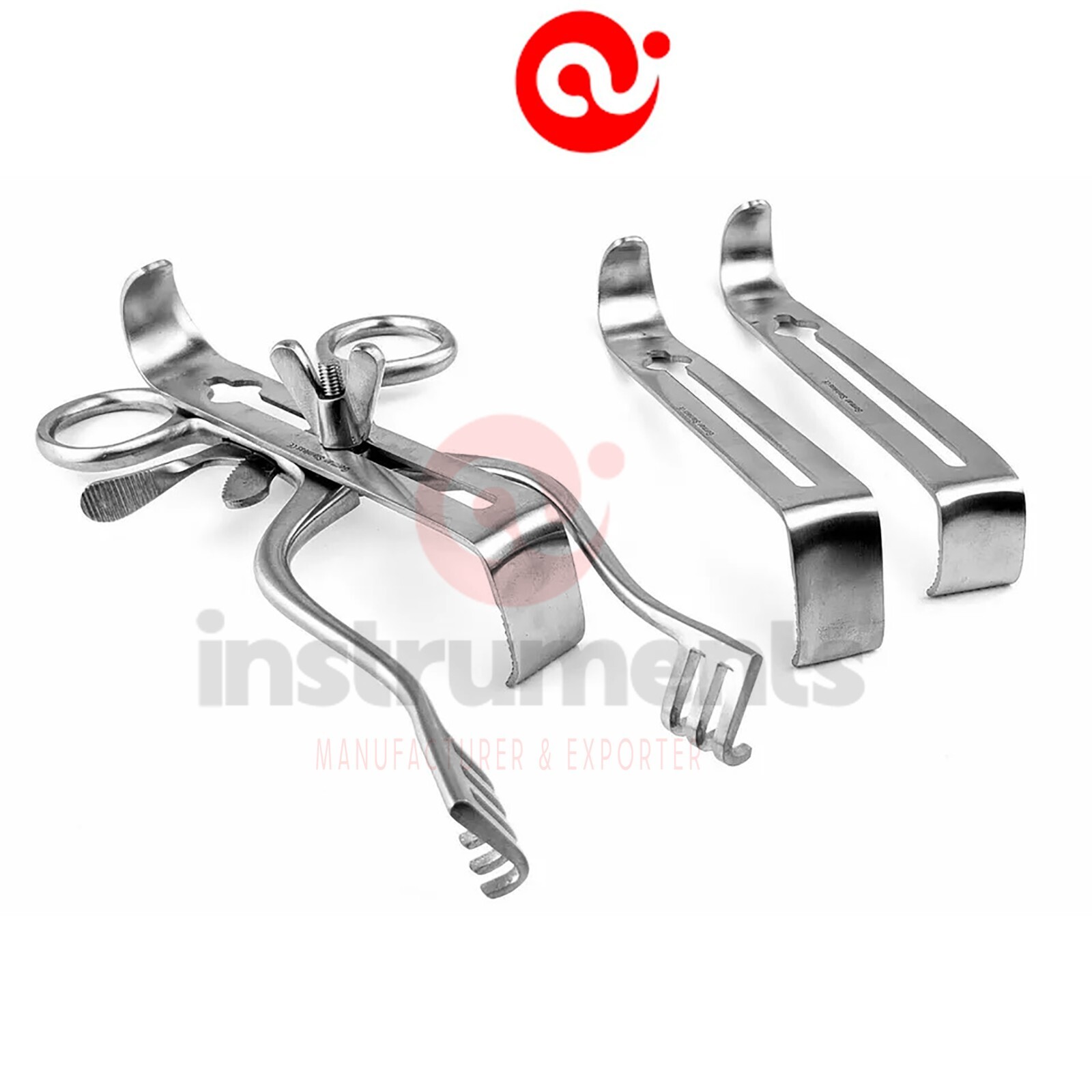 Henley Self Retaining Retractor With 3 Center Blades Surgical orthopedic By Ai