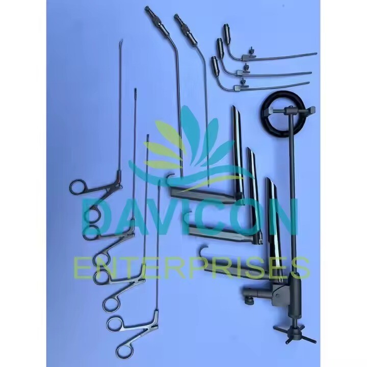 Davicon ENT LARYNGOLOGY SET OF 13 PIECES For ENT Surgical Procedures Instruments