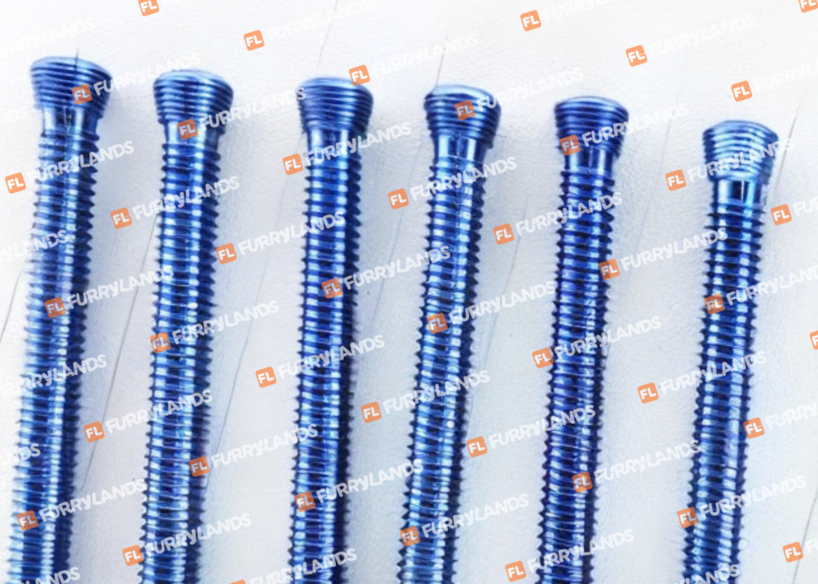 Locking Self-Tapping Screws 5.0mm, 20–80mm Length 110 Pcs Titanium Set