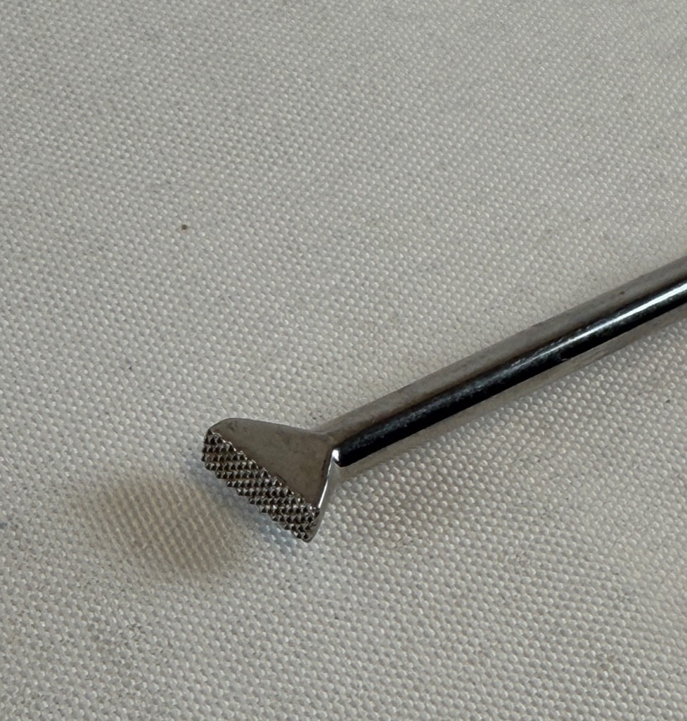 Codman 46-3022 Karlin Micro Lateral Gutter Impactor 3/8″ Angled Tip Neuro Spine