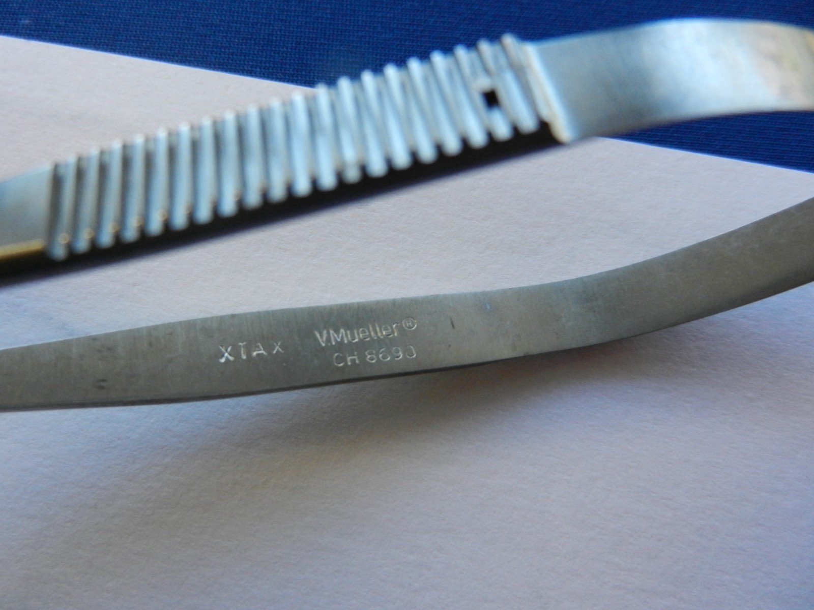 V. Mueller CH8690 Potts 60 Degree Angled Blunt Tip Scissors