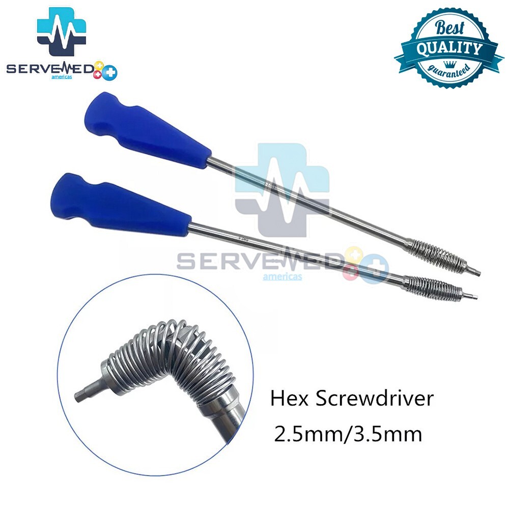 Bone Nails Universal Screwdriver Hex Screwdriver 2.5mm 3.5mm Surgical Instrument