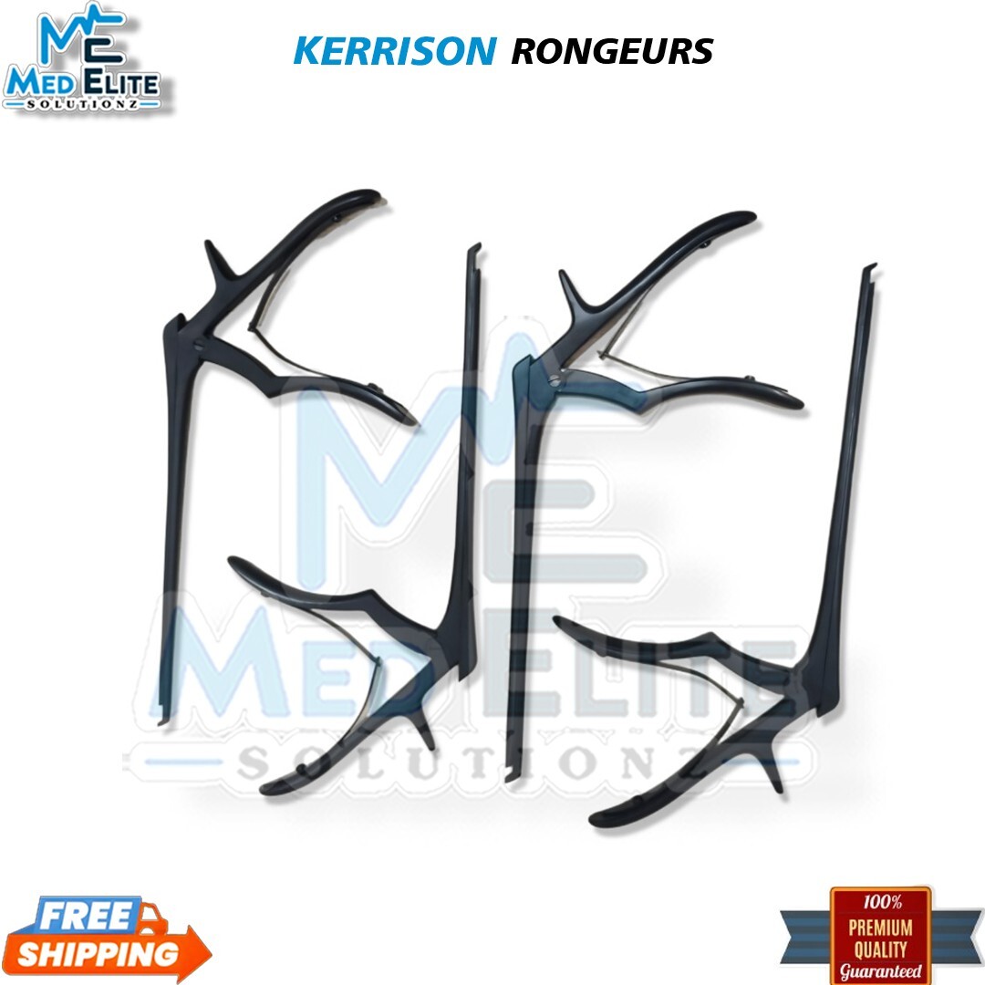 New Kerrison Rongeurs 7 Inches Set of 4 Pcs (2 to 5mm) 45 Degree Up Orthopaedic