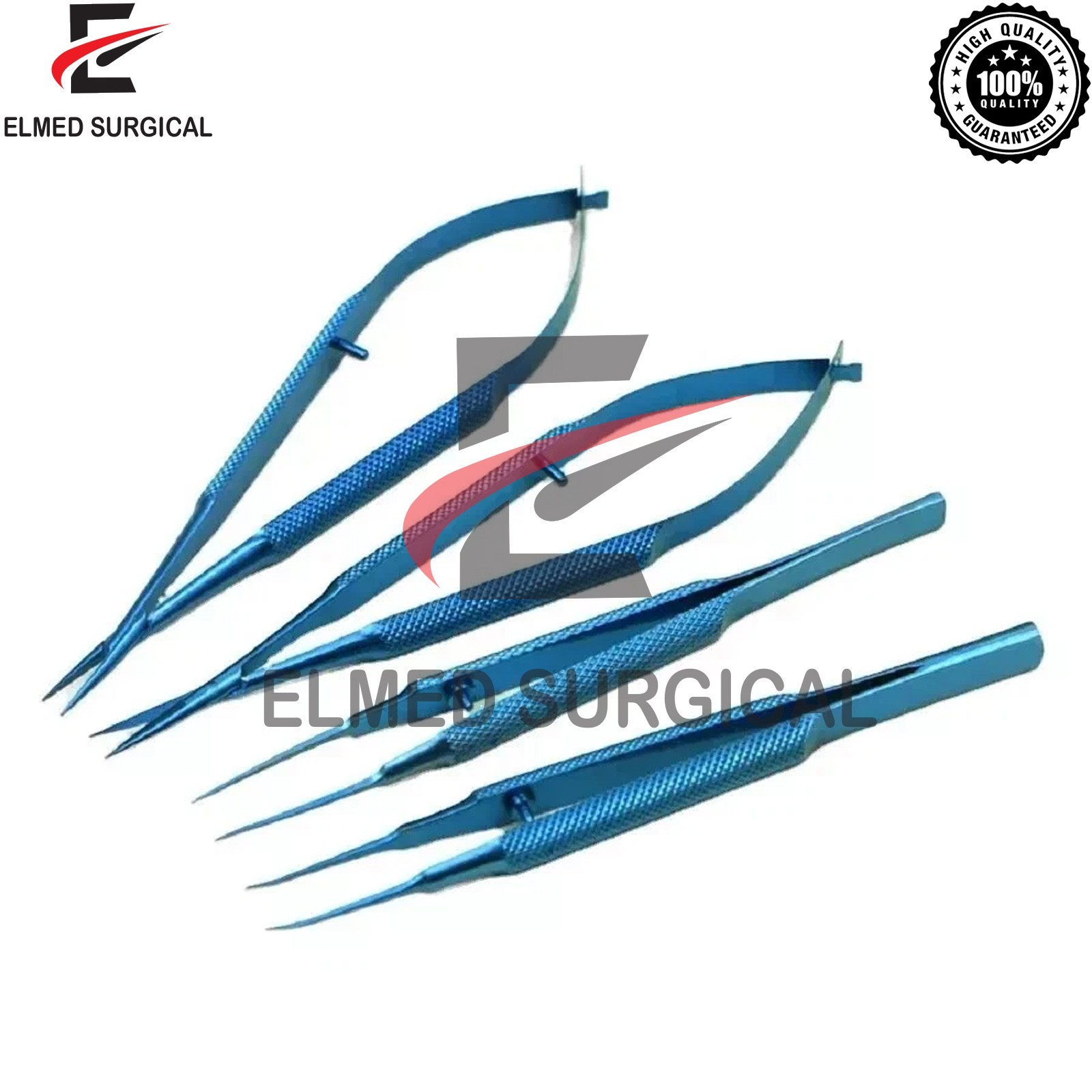 Titanium Micro Surgery instruments 5.5″ 4 Pcs Set