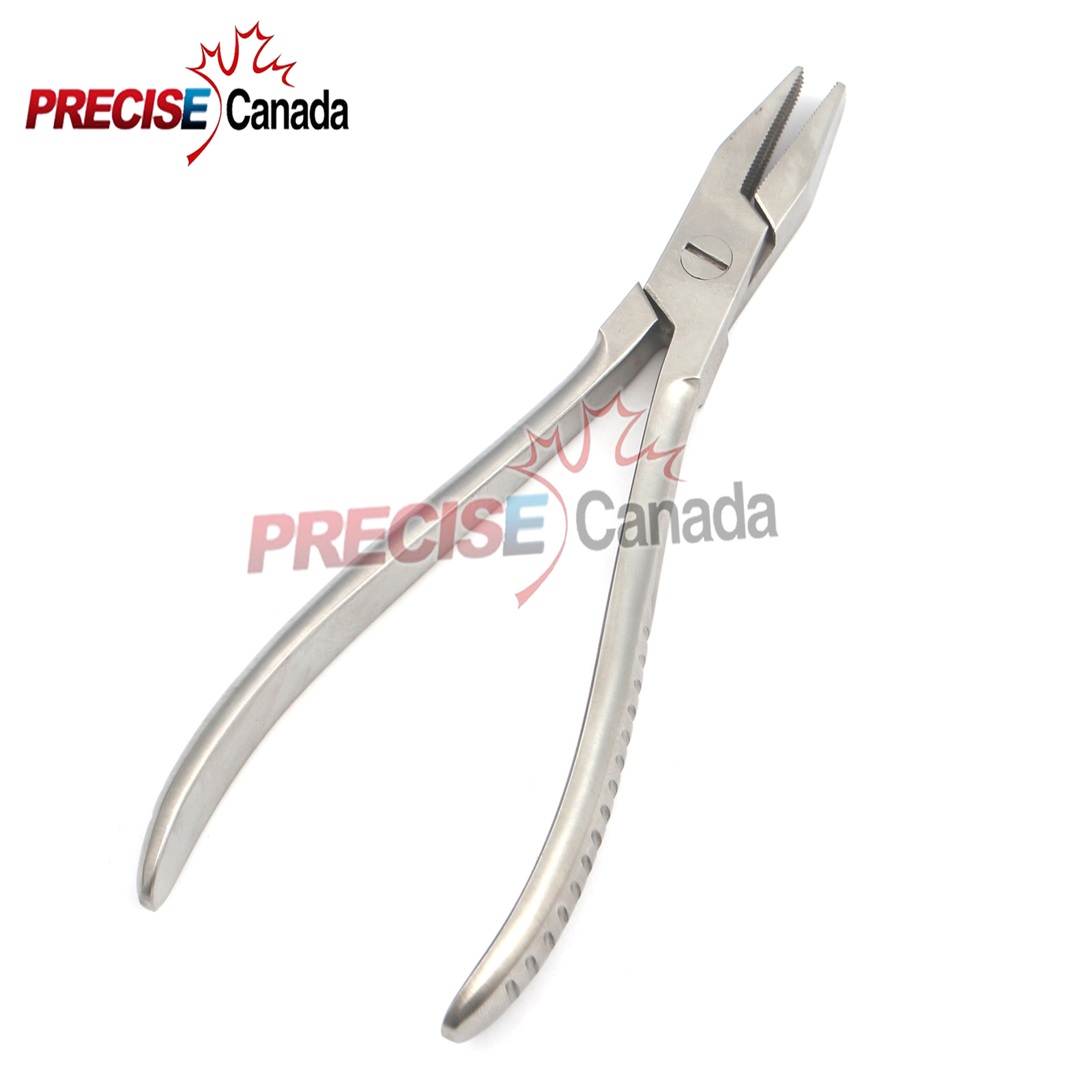Flat Nose Pliers With End And Side Grooves Bone Surgical Surgery Instruments