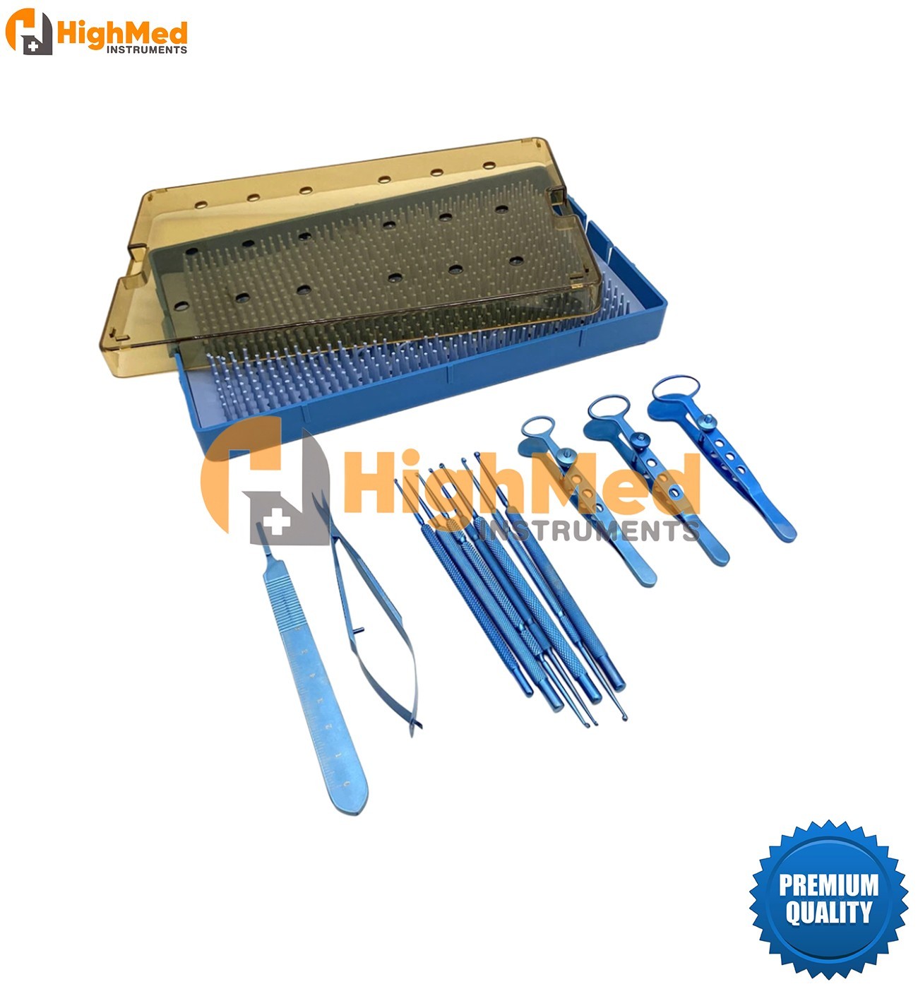 Chalazion Curette Set Stainless Steel Ophthalmic Surgery Instrument Kit