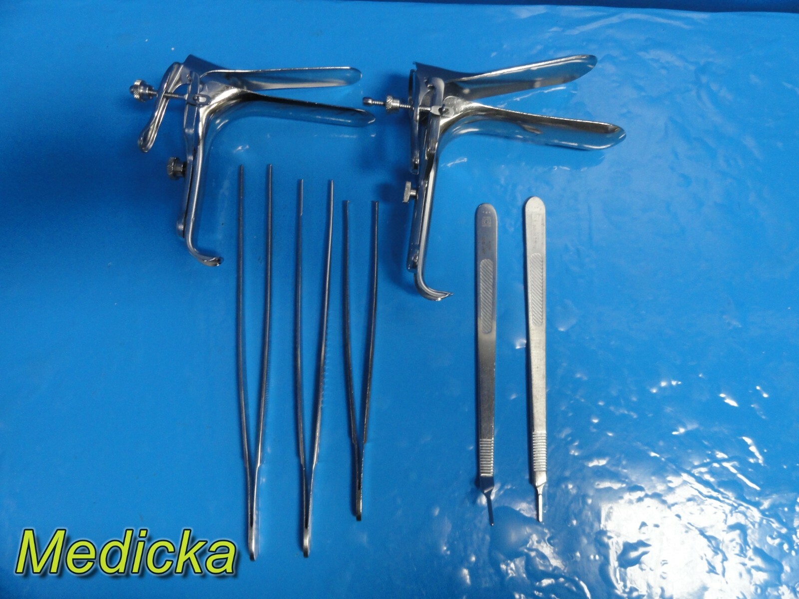 Jarit COMPLETE PROFESSIONAL D&C Tray Surgical Instruments W/ Carrying Case~22187