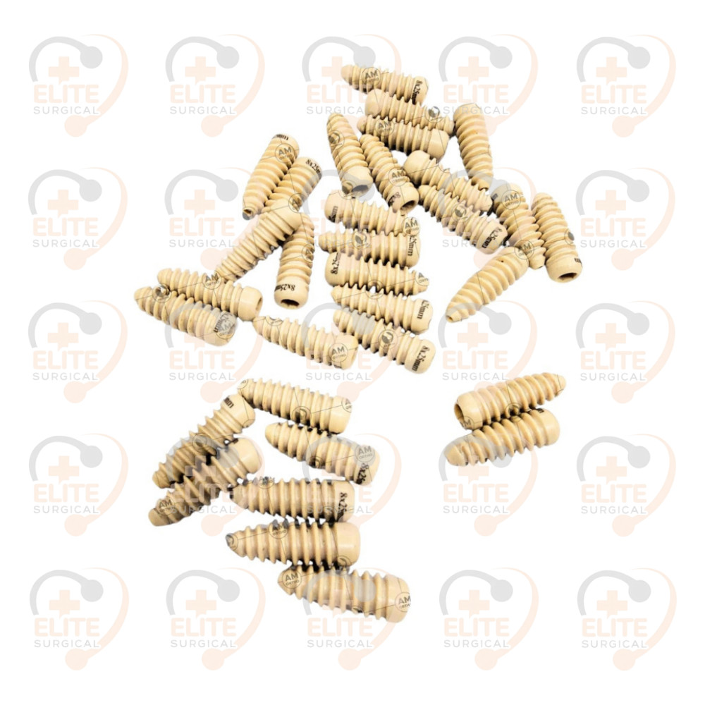 ACL Interference Screw Dia 9mm & Length 25, 30mm and Screwdriver 11 Pcs