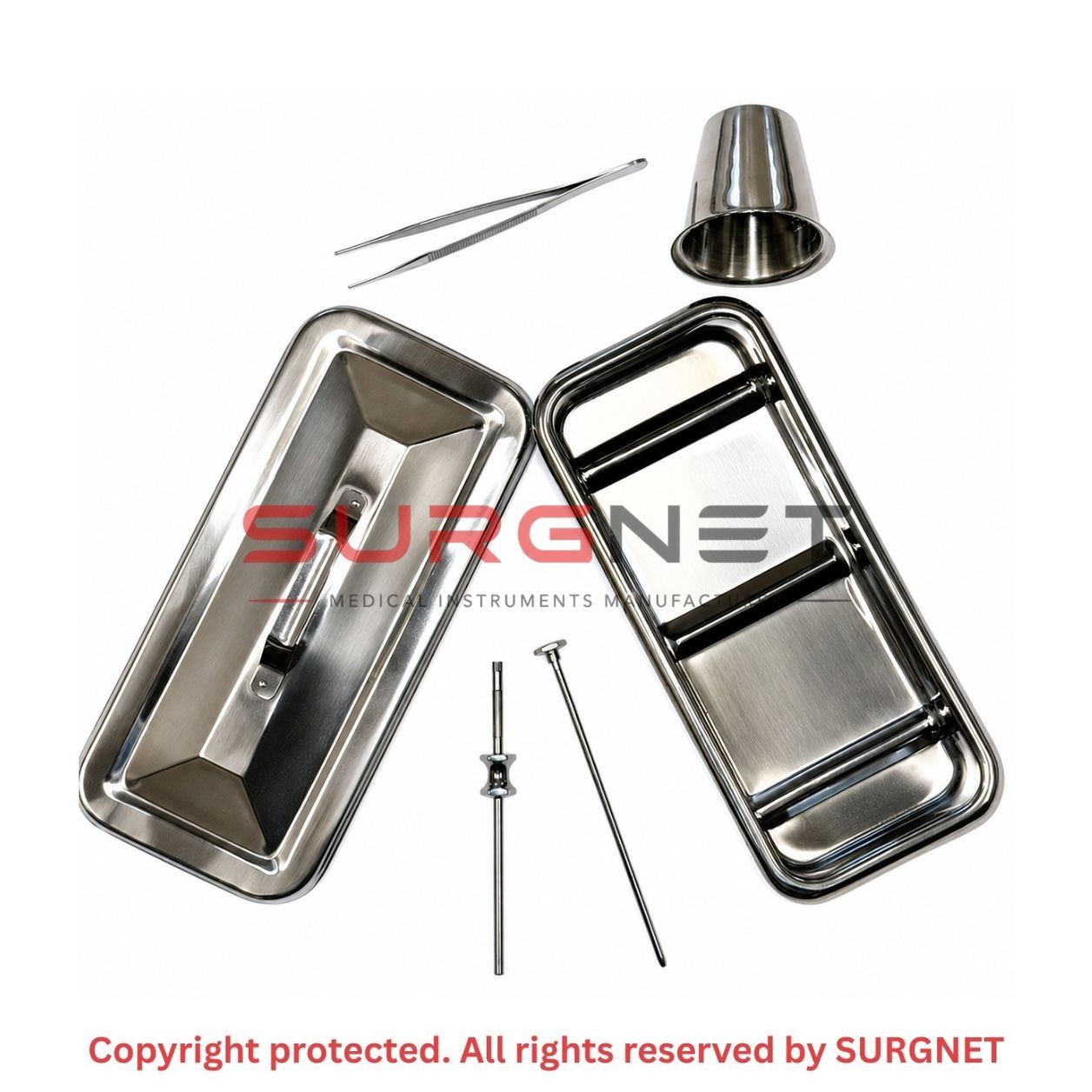 4.5MM STAINLESS STEEL REUSABLE AUTOCLAVE TROCAR SET