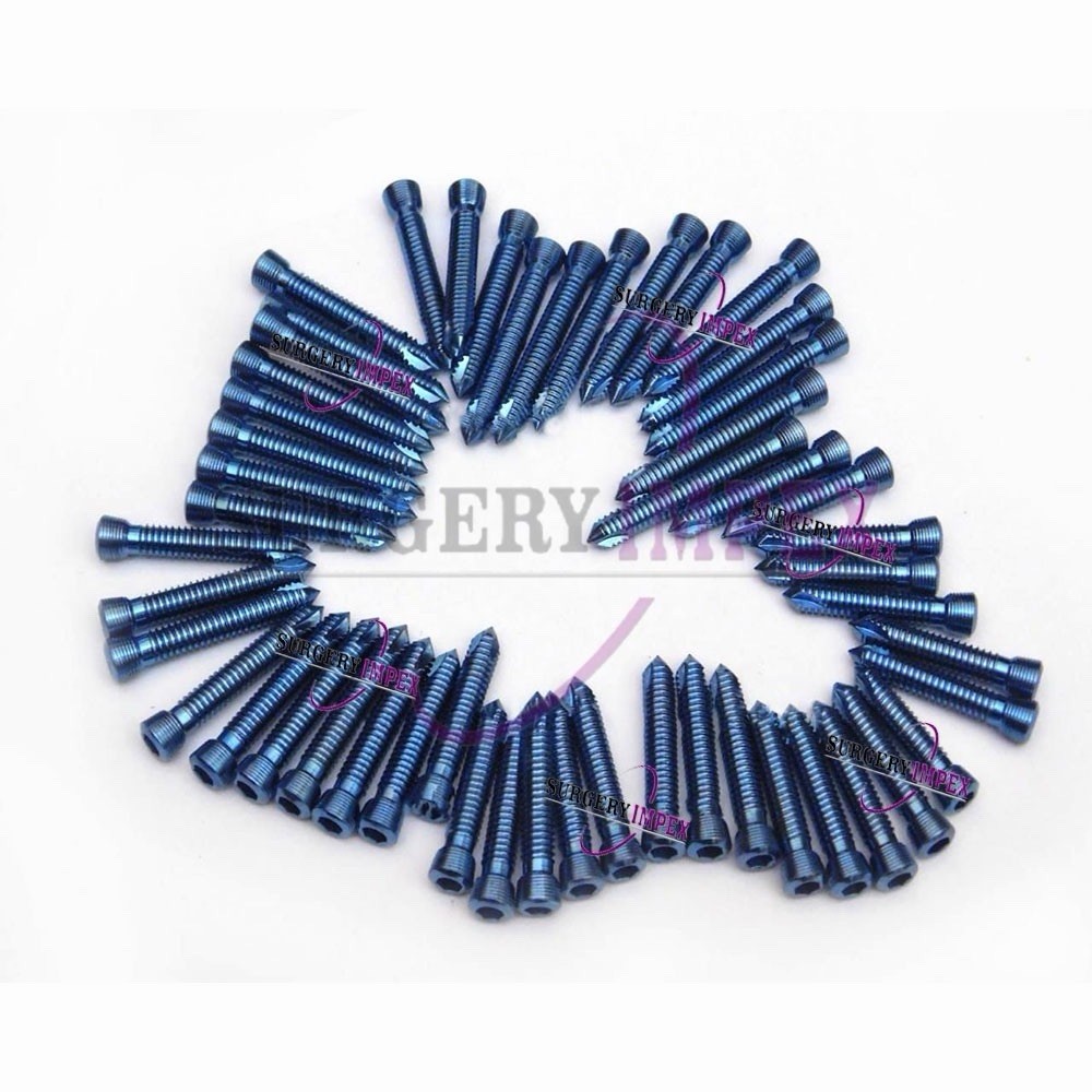 Safety Locking Screws 5mm self-tapping Titanium screws (300 pcs)