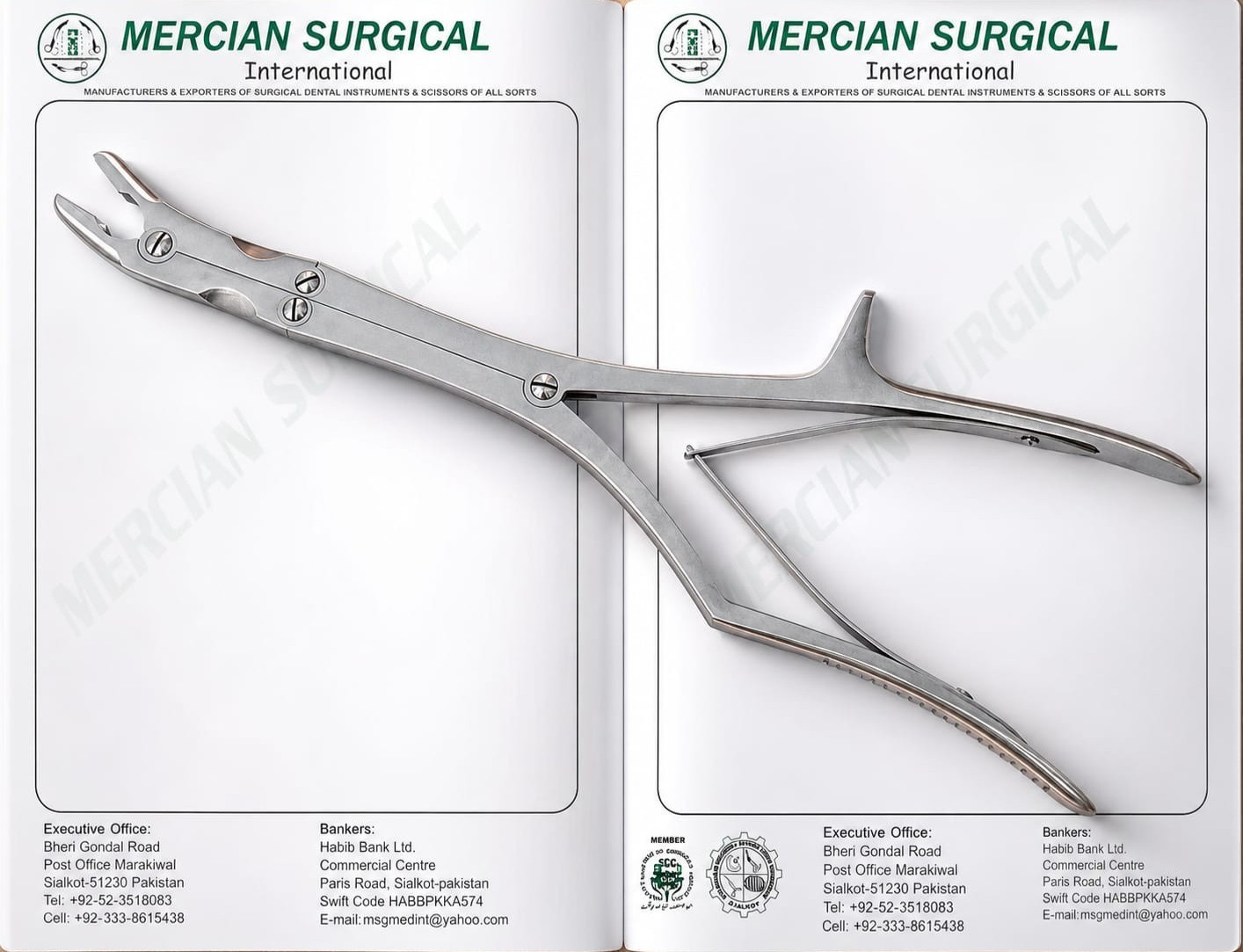 Double Action Sypert Bone Nibbler 36cm 8mm/5mm Orthopedic Stainless Steel