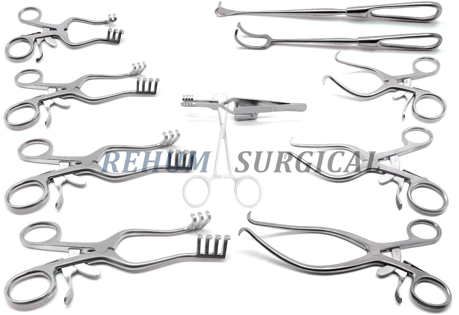 10 Pcs Surgical Veterinary Retractors Weitlaner Gelpi Premium Instruments