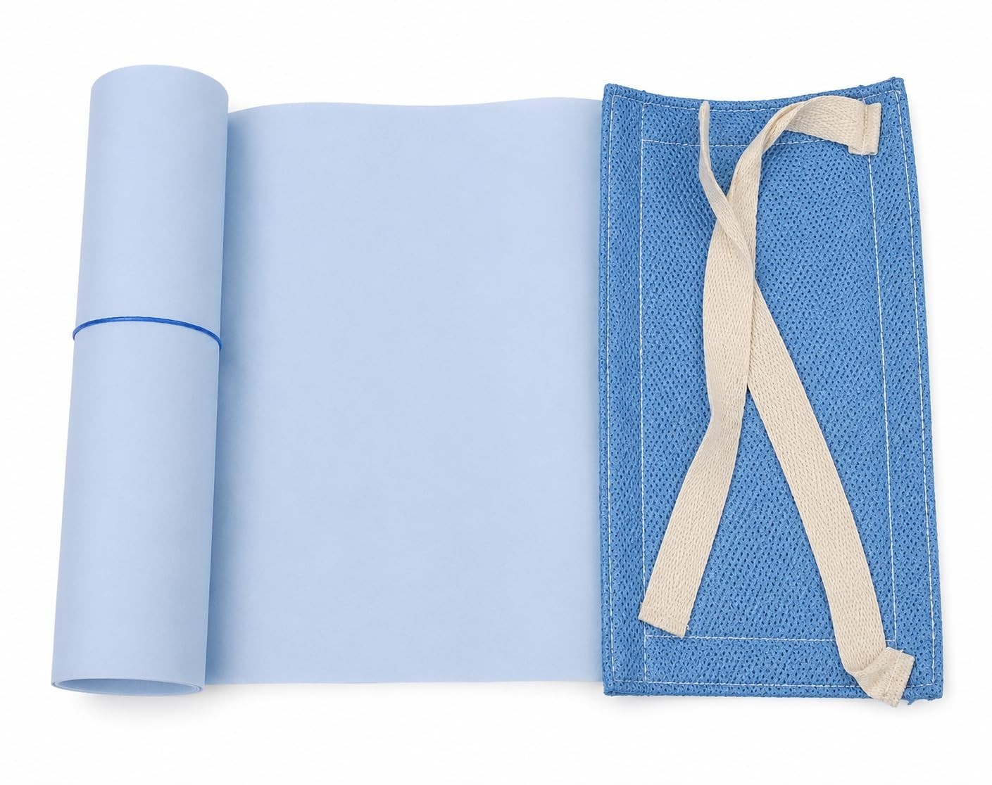 Blue Long Stretch Compression ESMARCH BANDAGE Size 4 ” & 6″ Pack of 2
