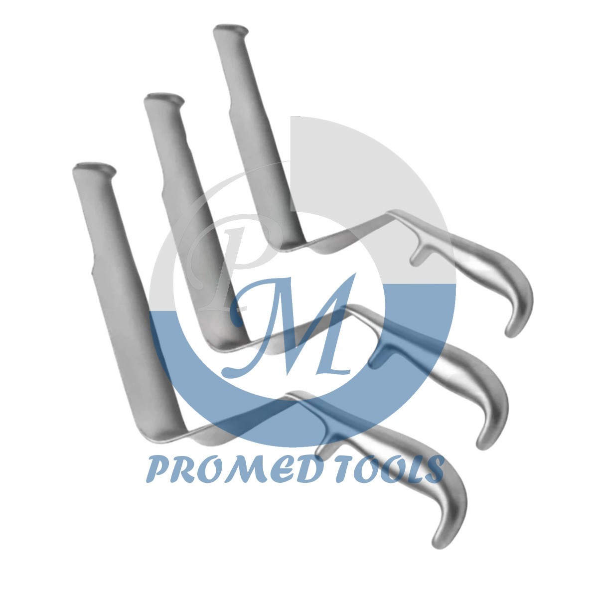 ST Mark Pelvis Retractor Deep Surgery Set Of 3Pcs Orthopedic Surgical Instrument