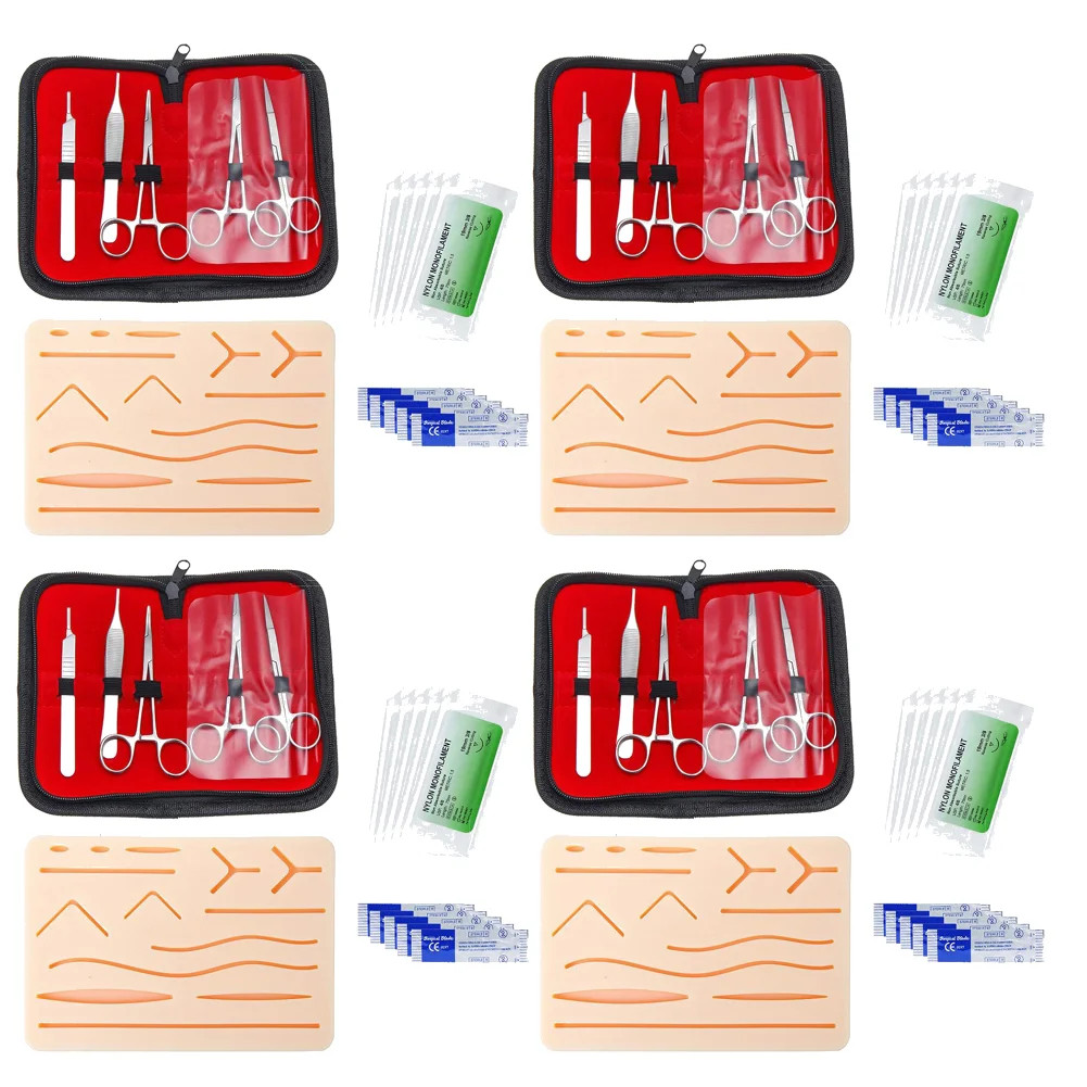 Suture Practice Kit for Medical Students – 1-4 Set Surgical Training Tools