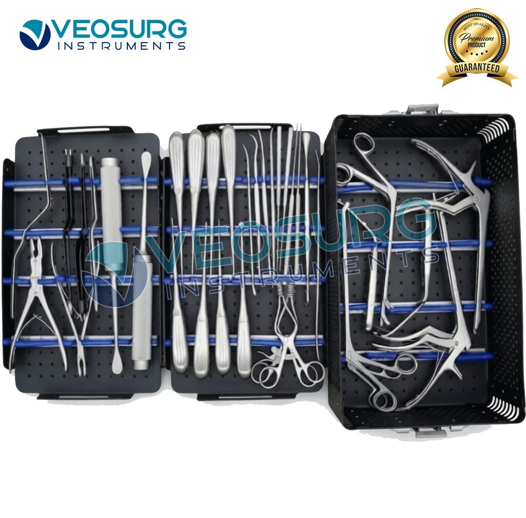 Spinal Lumbar Spine Surgery Set with Sterilize Box Orthopedic Instruments