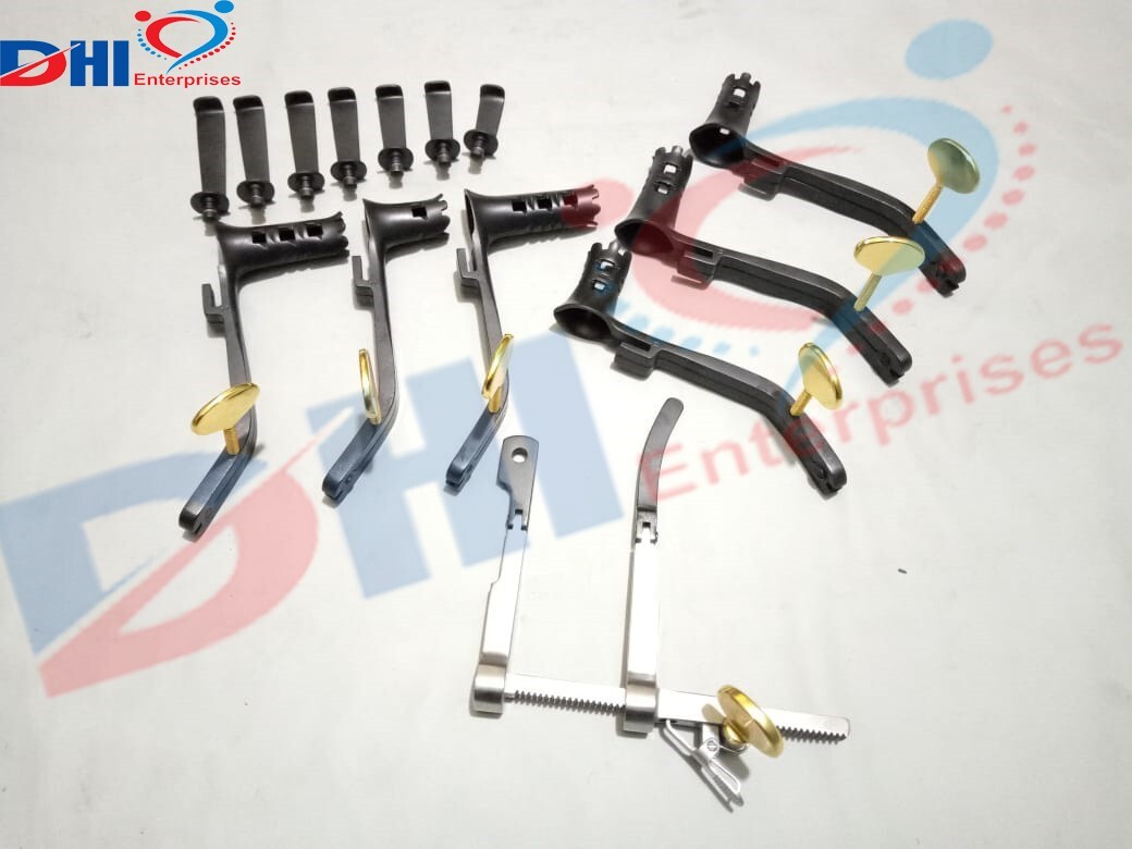 Caspar Micro Lumbar Discectomy Retractor Set of Spinal Surgery Instruments DHI