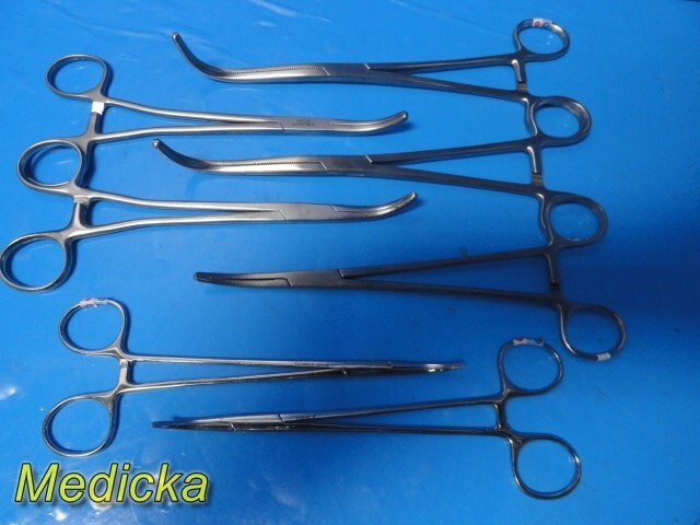 7X Codman V. Mueller Mayo-Gyon Kidney Hysterotomy & Hemostatic Forceps ~ 35647
