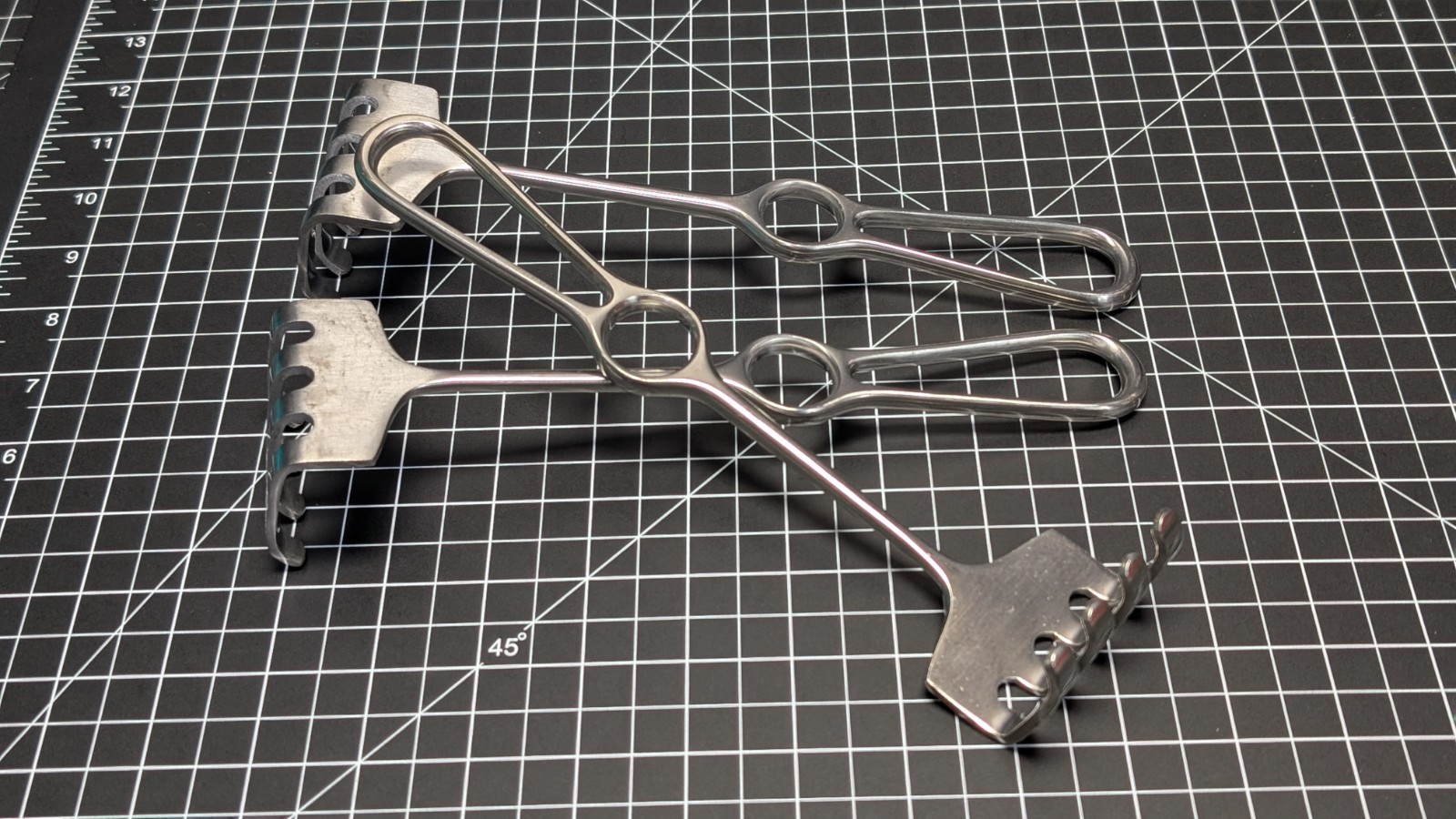Jarit 200-318 Ollier Rake Retractor 4-Prong Blunt, 9″ zimmer 3085 codman 50-4253