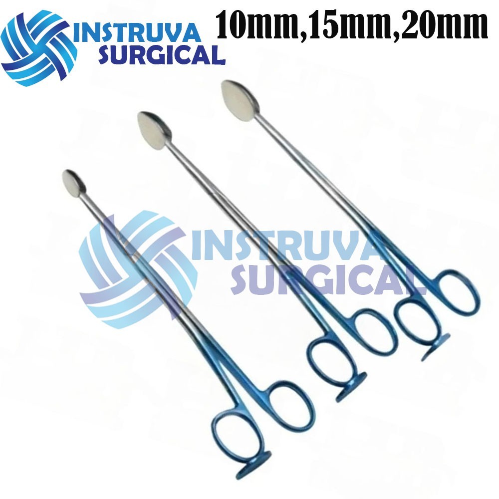 Trepsat Facial Flap dissector scissors set of 3pcs,10mm,15mm,20mm total length