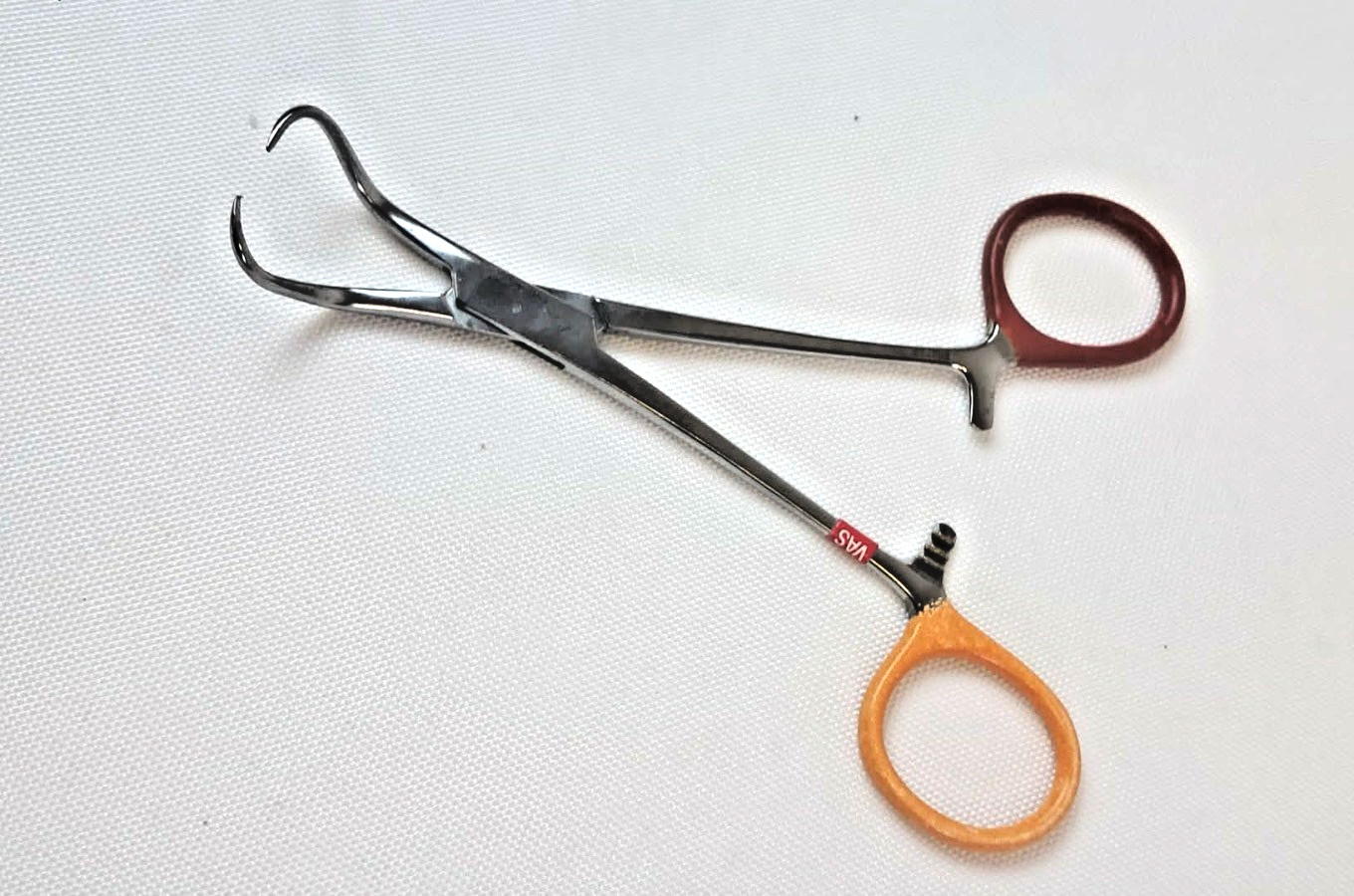 Jarit 110-102 Backhaus Towel Clamp Forceps 5-1/4″ Angled