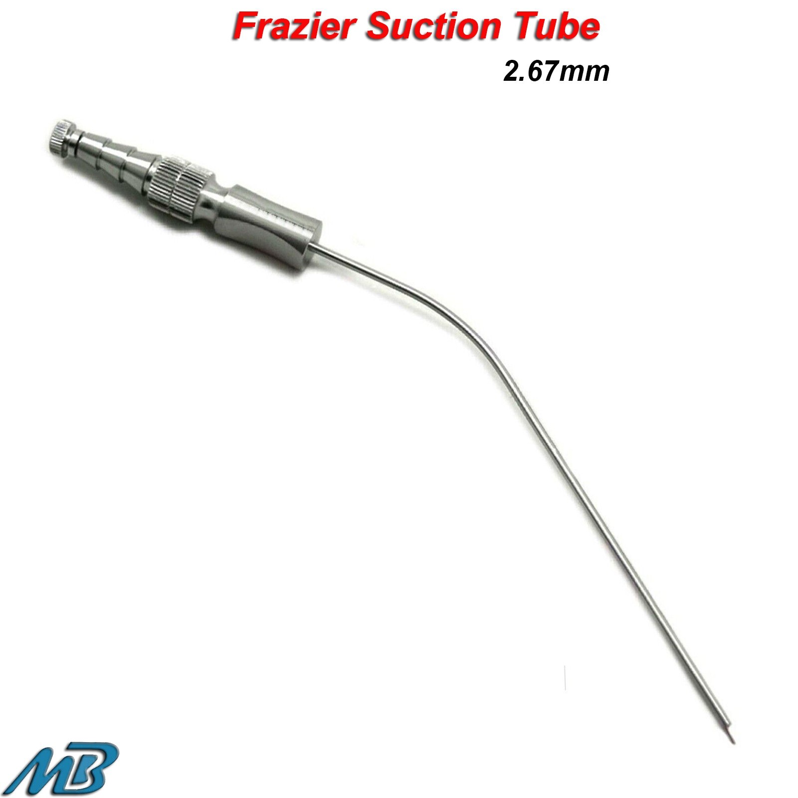 Diagnostic Medical ENT Frazier Suction Tube 2.67mm Aspirator Surgical Dentistry