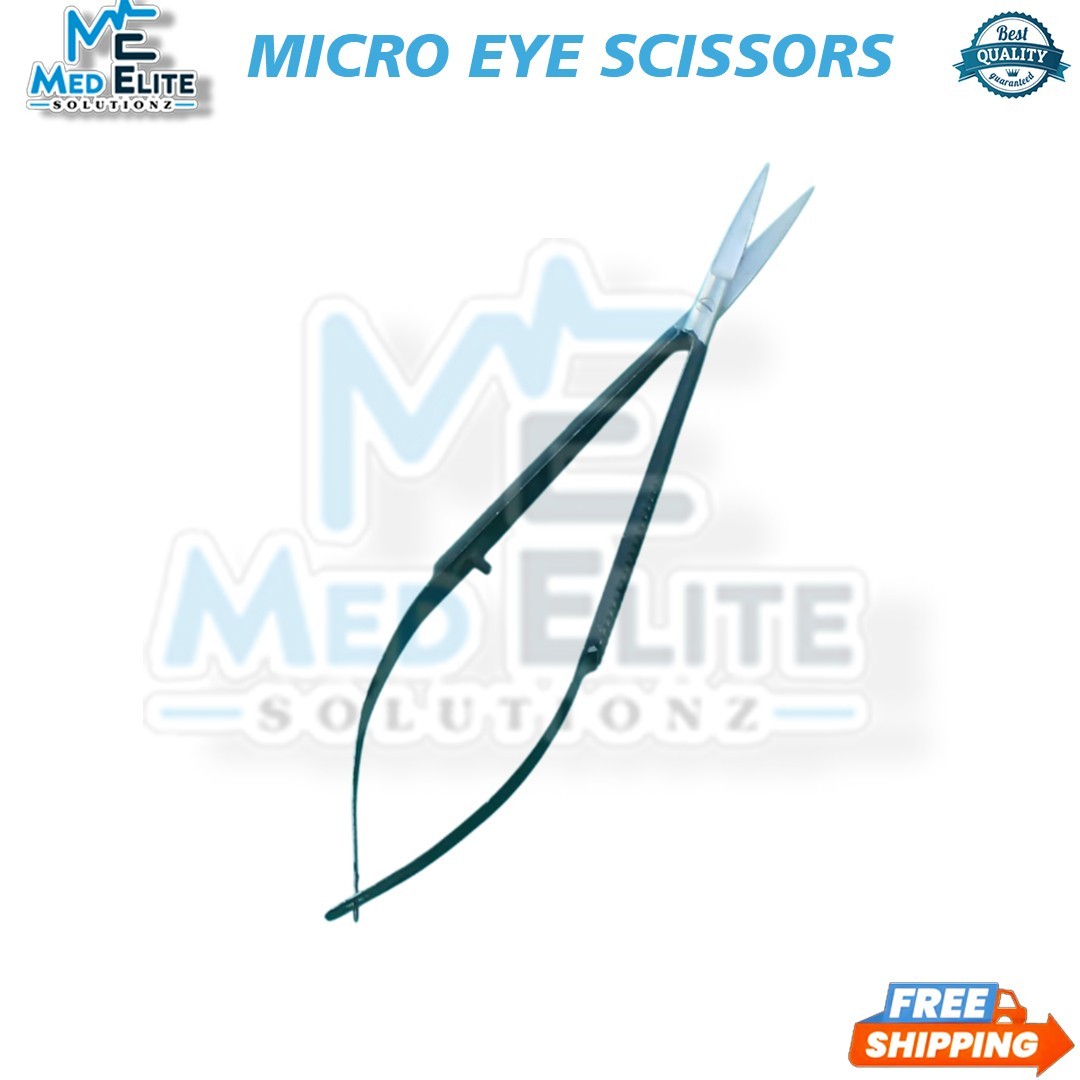 Eye Scissors (cvd) With Black Coating Opthalmic Instruments 50 Micro