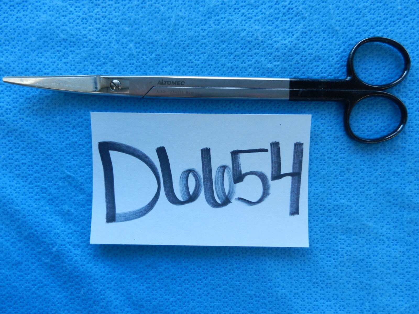 D6654 Altomec Mayo Curved Surgical Scissors 22.5cm AL401-23-177