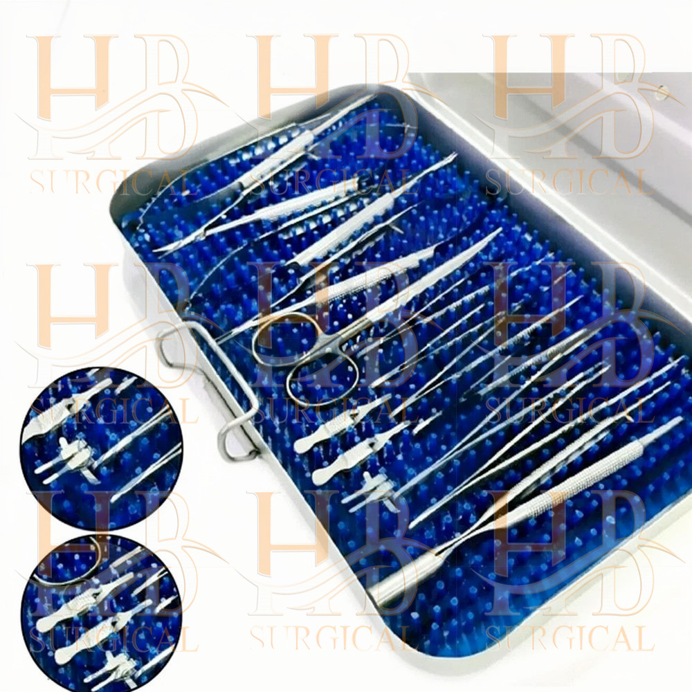 New Micro Hand Surgery Instrument Set Stainless Steel Surgical Kit With Case