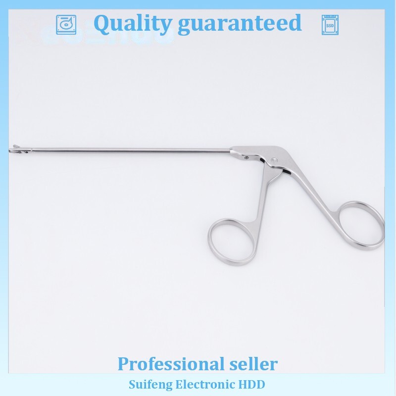 Arthroscopic Basket Punch 3.5mm Forceps Straight Jaw Ring Handle for Arthroscopy