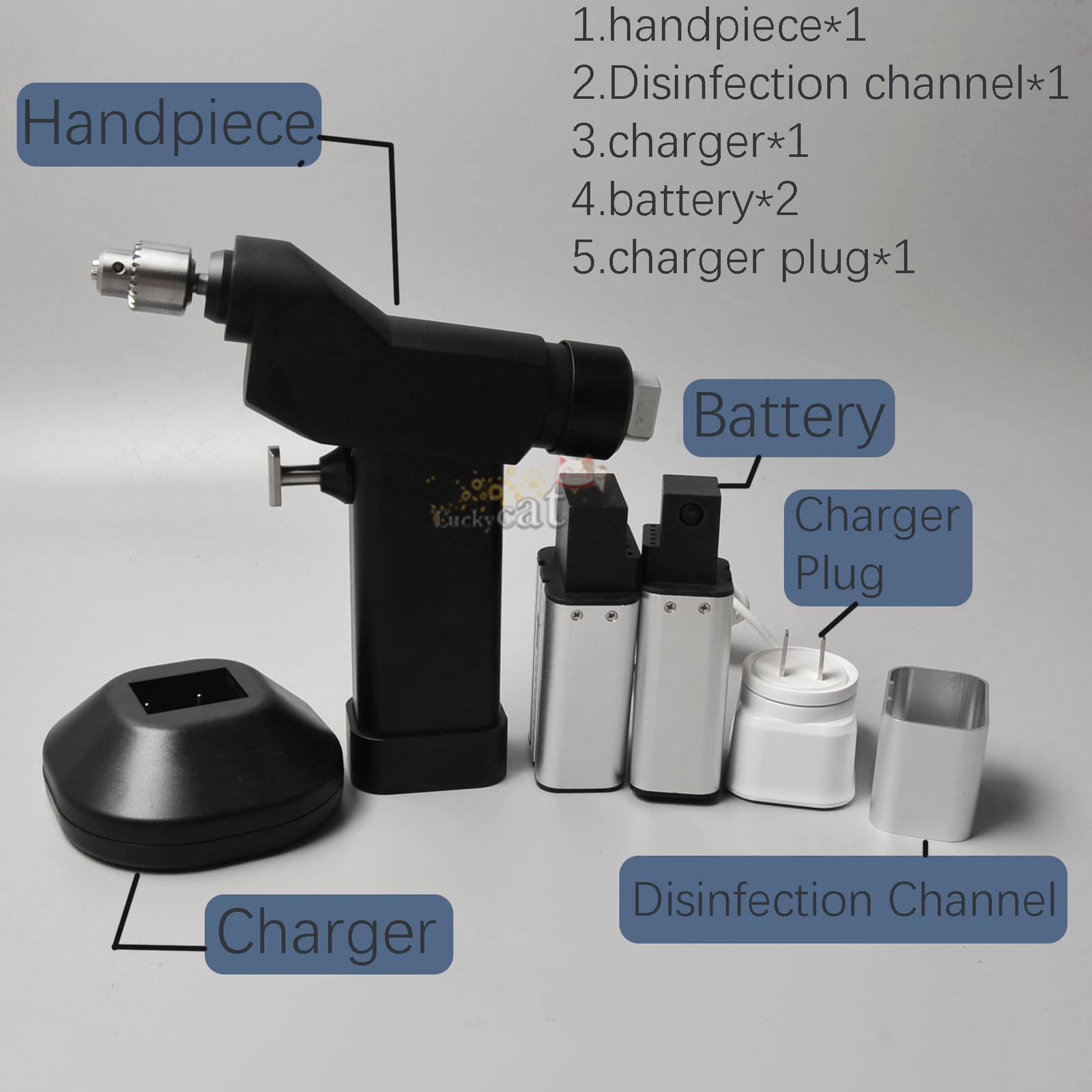 Orthopedic Mini Hollow Oscillating K-Wire Power Drill, for Human & Vet Use