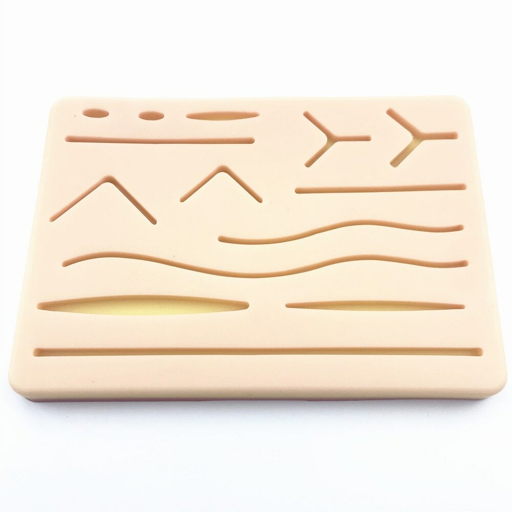 Y Traumatic Skin Suture Training model Pad Wound silicone suture Practice mat