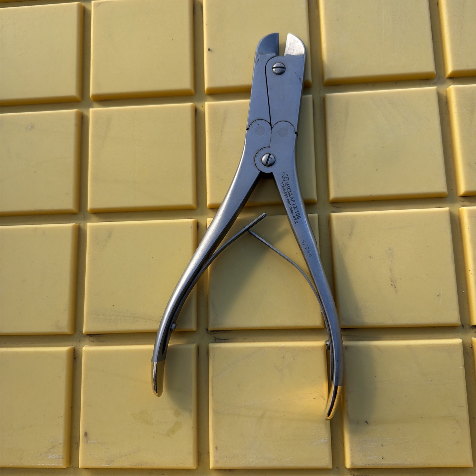 Aesculap LX156 orthopedic TC Wire Cutting Pliers