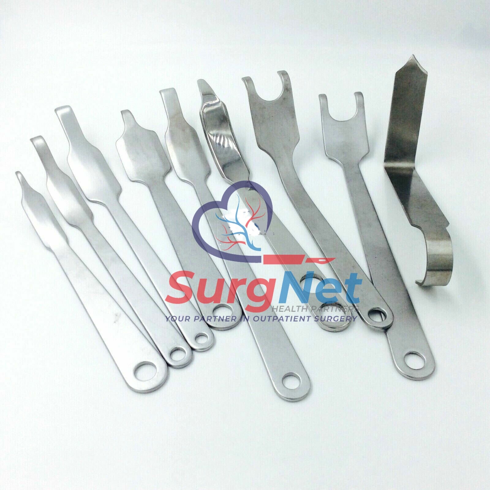 A set of 9 types Hip joint Hip Retractors orthopedic Instruments
